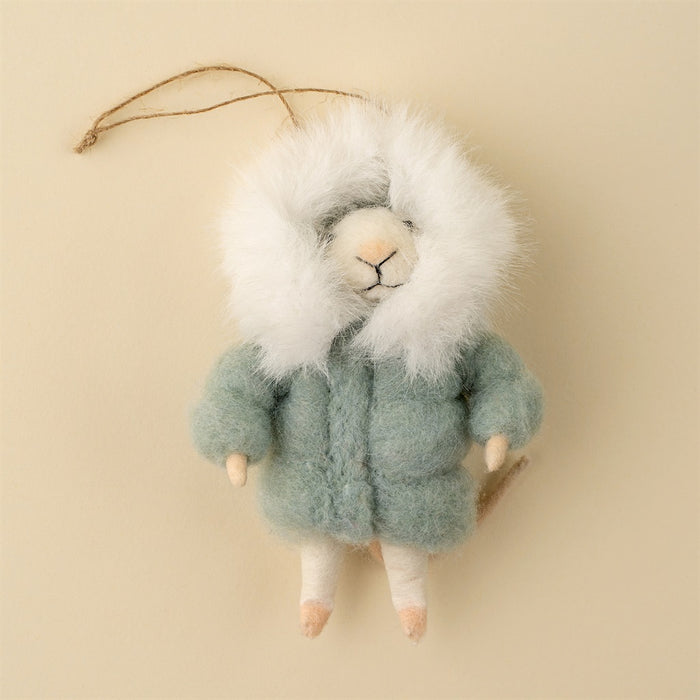 Parka Paulette Mouse Holiday Ornament