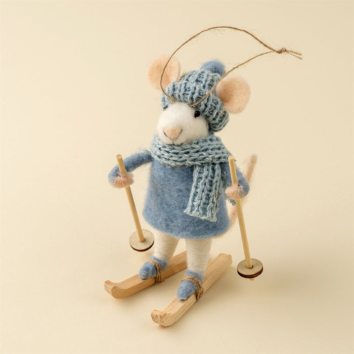 Peak Piper Mouse Holiday Ornament