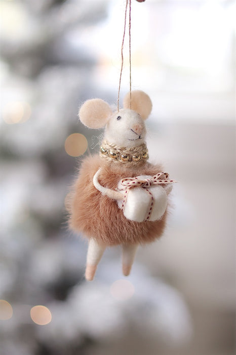 Gifting Gloria Mouse Holiday Ornament
