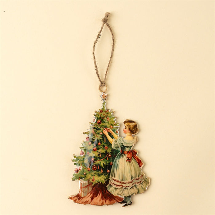 Keepsake Iron Holiday Ornament, Trimming Tree