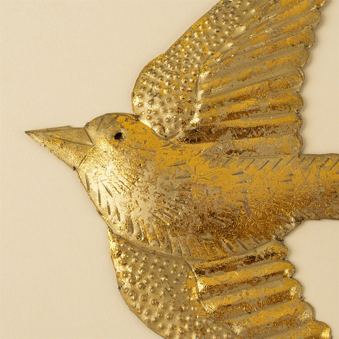 Golden Songbird Holiday Ornament