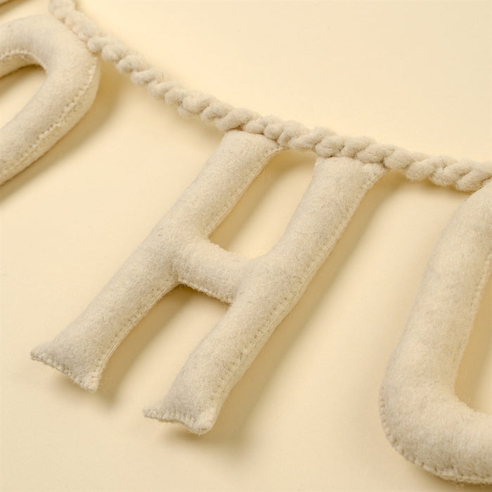 Ho Ho Ho Felt Garland
