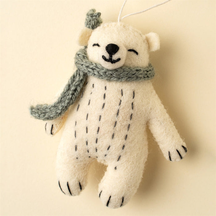 Cozy Cub Felt Ornament