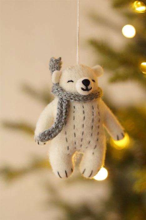 Cozy Cub Felt Ornament