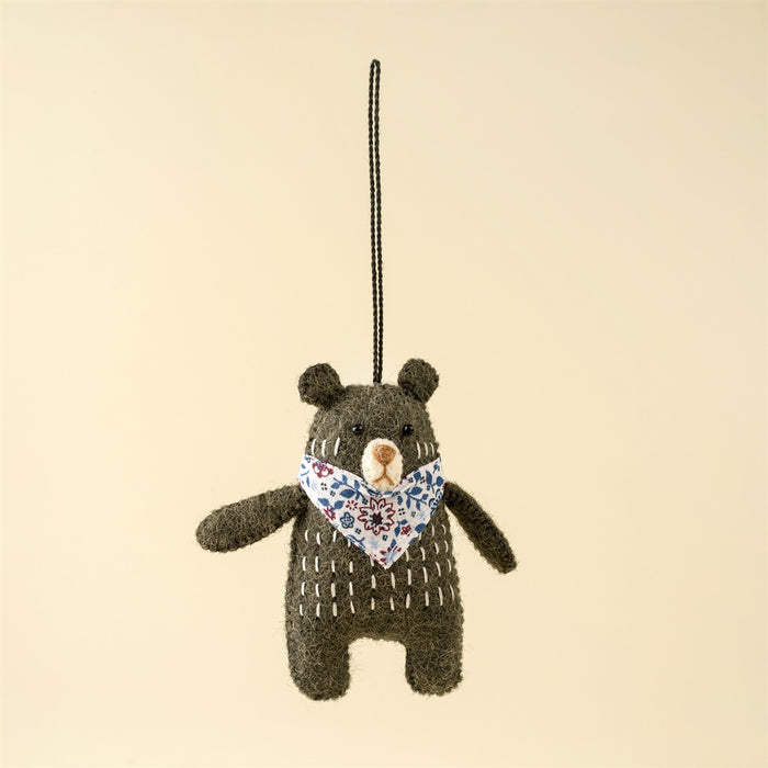 Stitchpaw Bear Felt Ornament