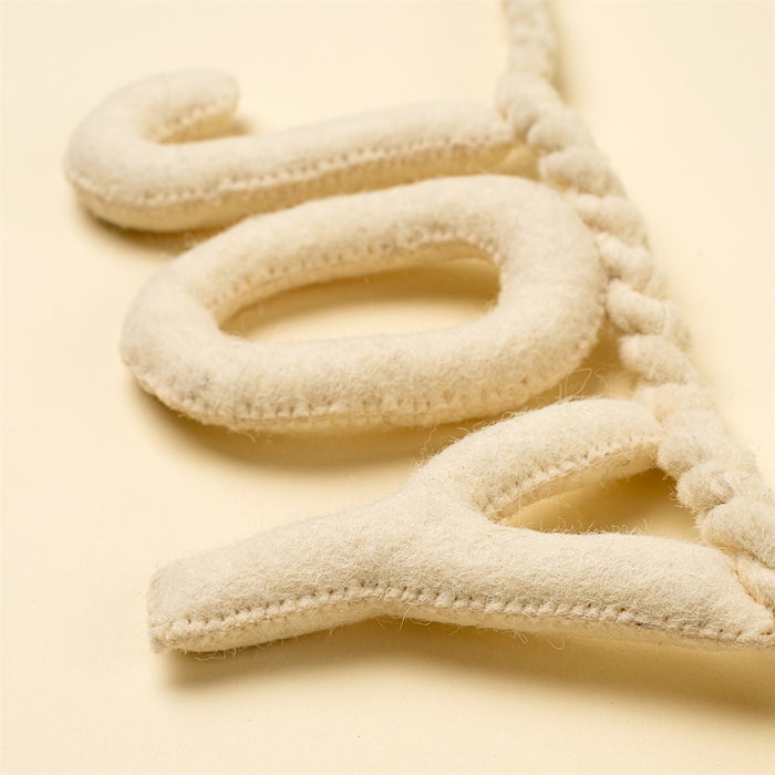 Joy & Peace Felt Garland