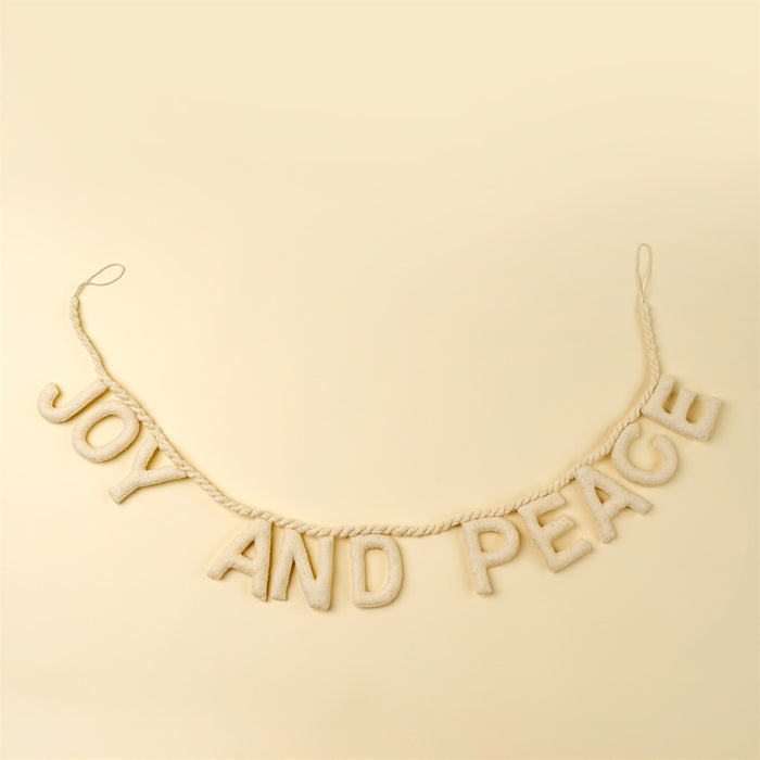 Joy & Peace Felt Garland