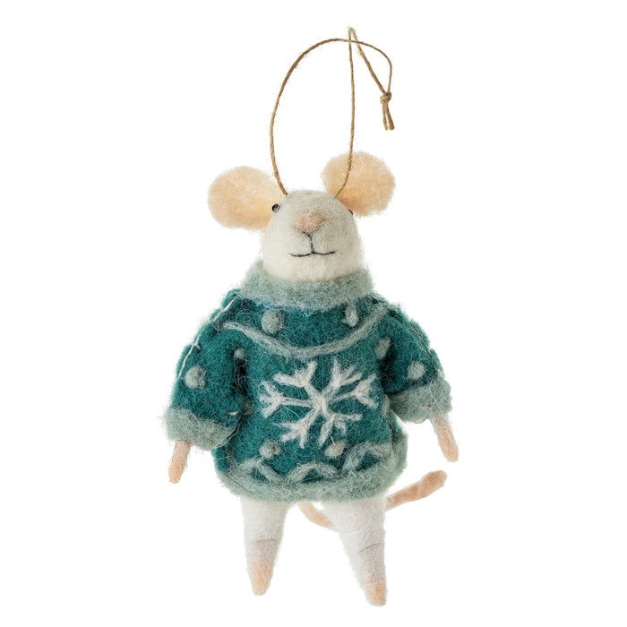 Nordic Nora Mouse Ornament