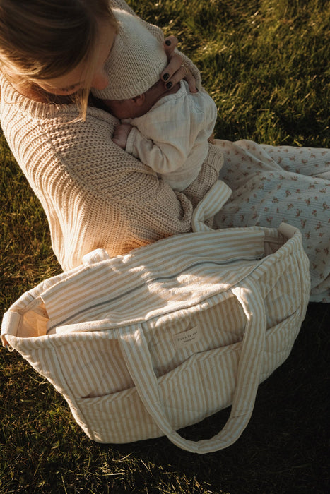 Diaper bag - Yellow stripes