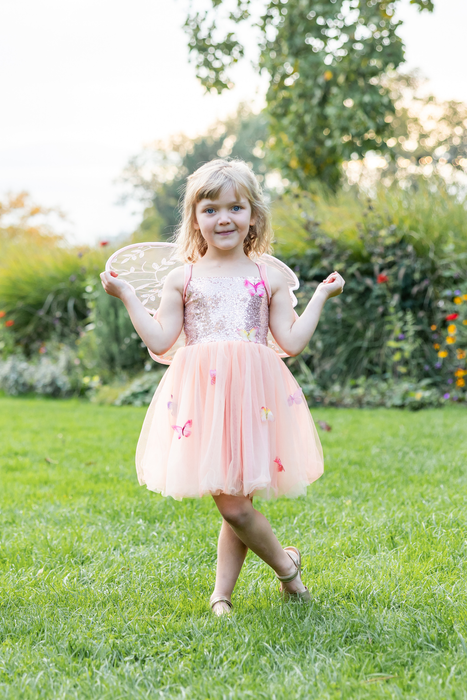 Butterfly Bliss Dress - Hot Pink