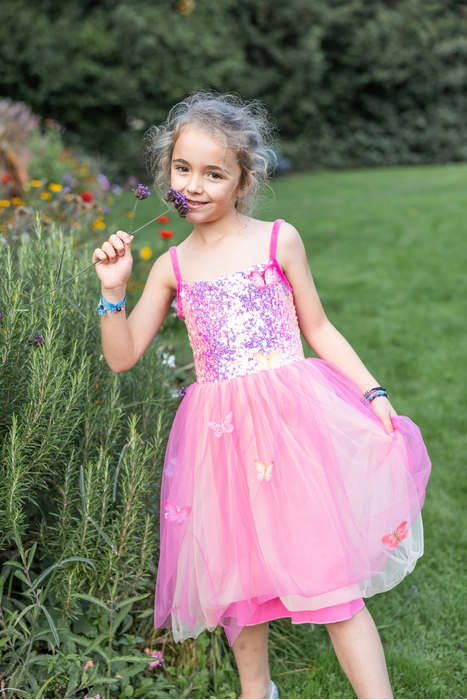 Butterfly Bliss Dress - Peach