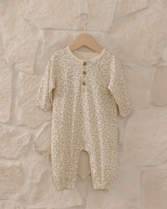 Henley Bubble Jumpsuit Floret