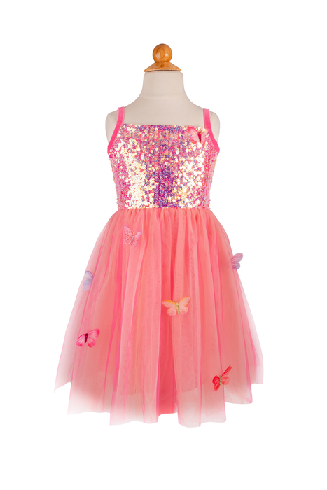 Butterfly Bliss Dress - Hot Pink