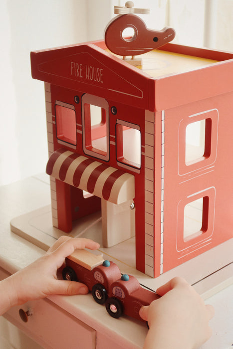 WOODEN FIRE STATION