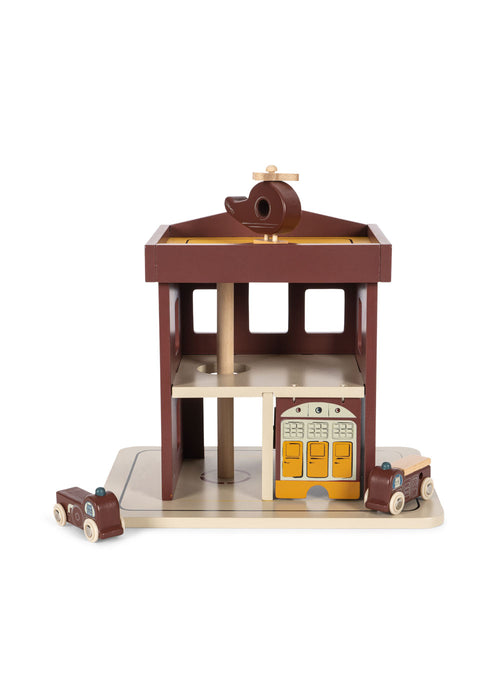 WOODEN FIRE STATION