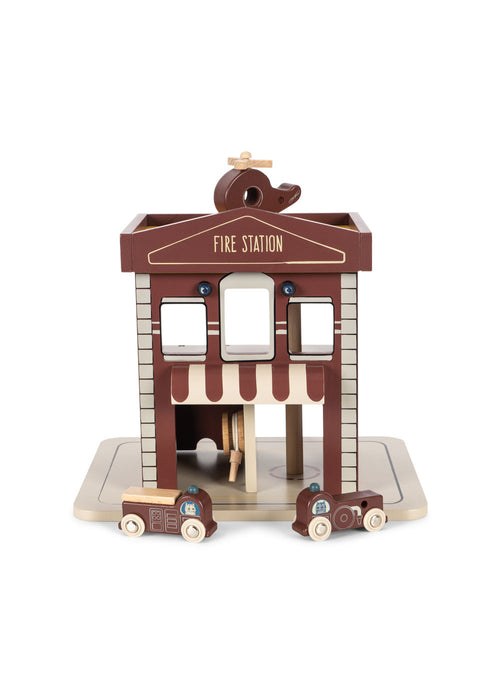 WOODEN FIRE STATION