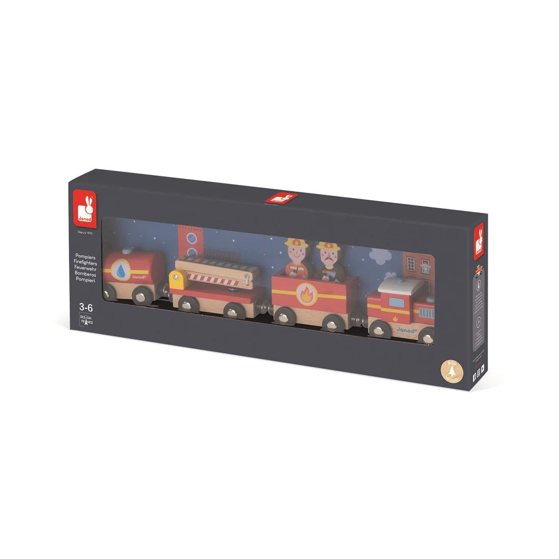 Magnetic Firefighter Train — Thistle & Wren