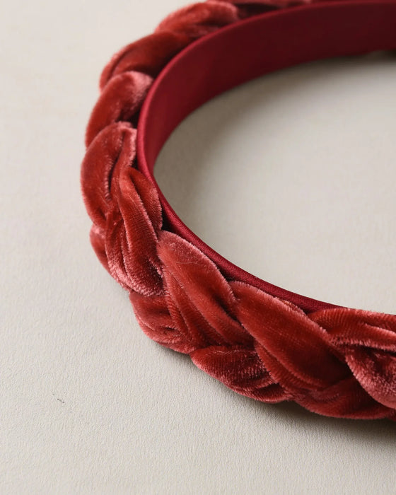 Braided Headband Ruby