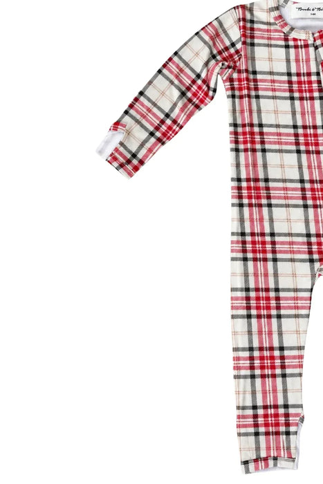Zipper Sleeper - CHRISTMAS TARTAN