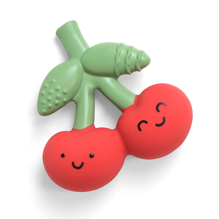 Comfort Crew™ Natural Rubber Latex Teether - Cherry