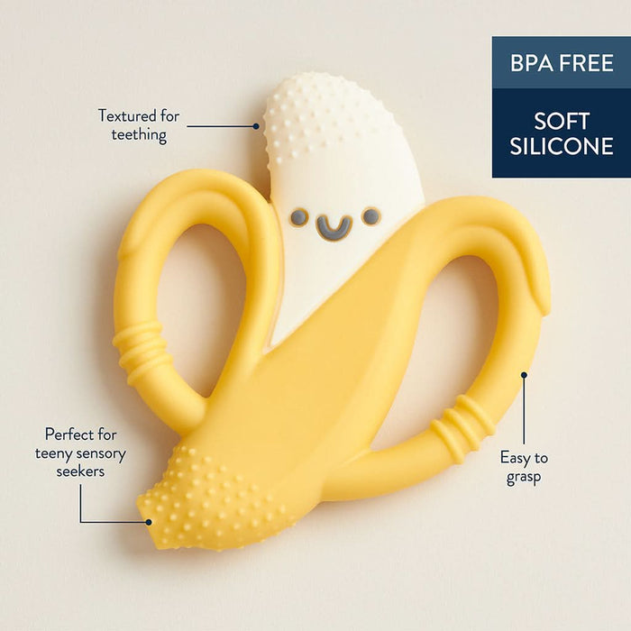 Chew Crew™ Silicone Handle Teether - Beckett the Banana