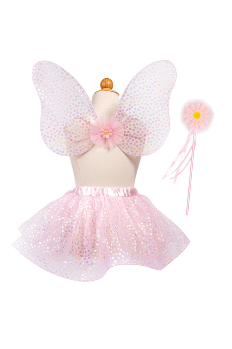 Crazy For Daisies Tutu, Wand & Wing Set