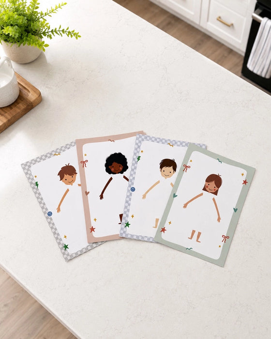 Magnetic Colouring Sheets - Design a Doll