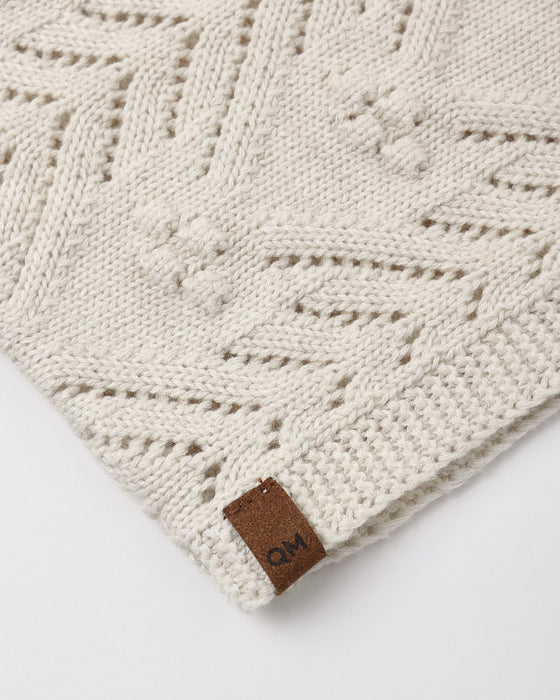 Knit Bonnet Heathered Oatmeal