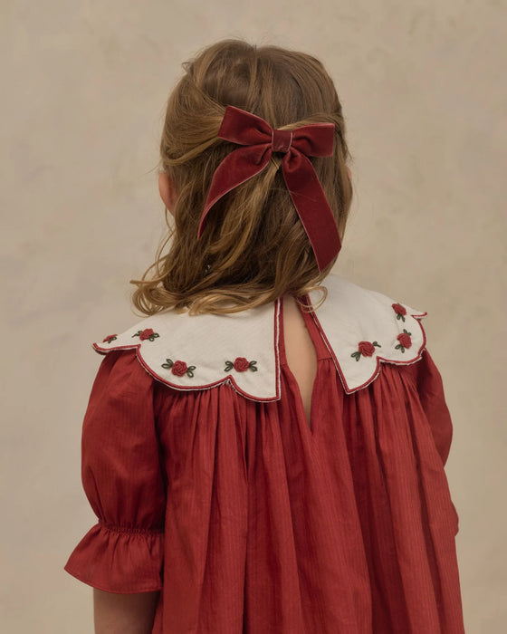 Velvet Bows Set Green, Ruby