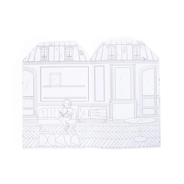 PARISIENNES - COLOURING BOOK WITH STICKERS