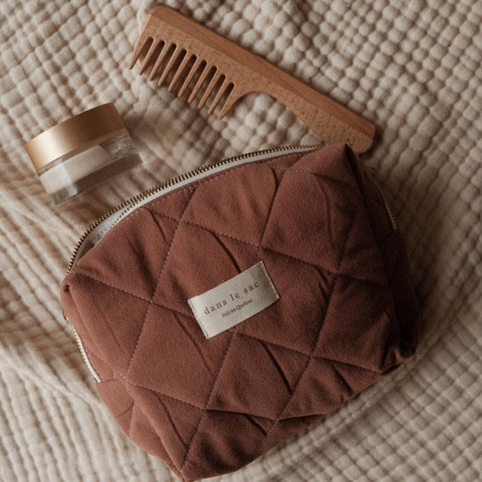 Quilted pouch: Praline