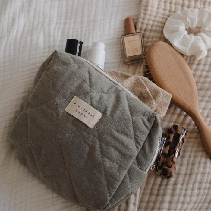 Pouch MAMA - Gingham Sage