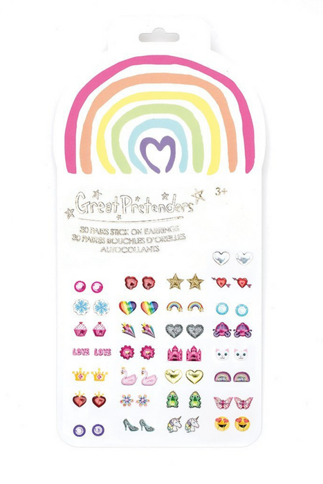Paw-Some Sticker Earrings, 30 Pairs