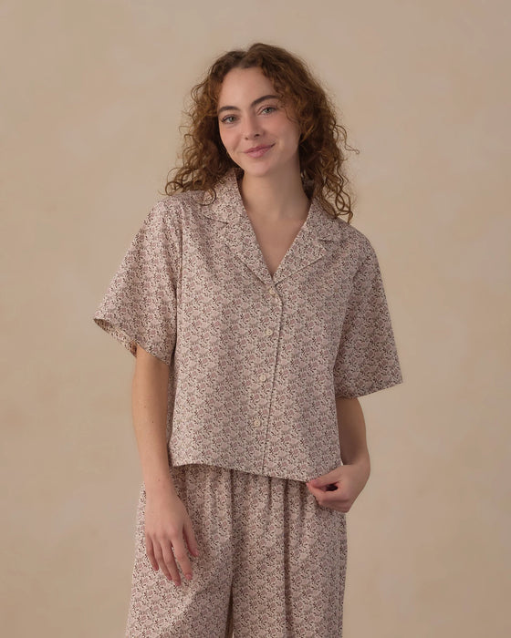 Women's Woven Pajama Set Primrose