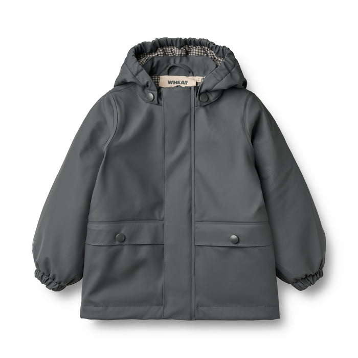 Thermo Rain Coat Aju — greyblue