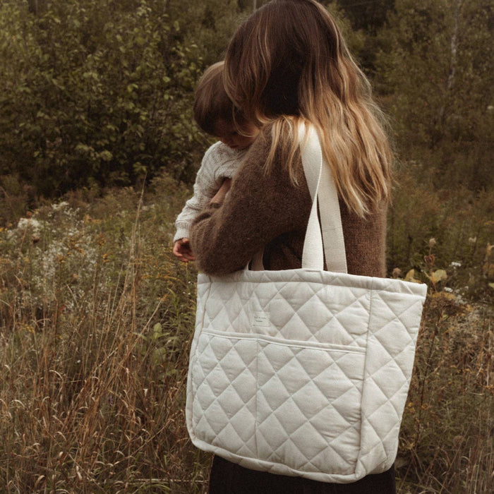 Diaper bag: Cream