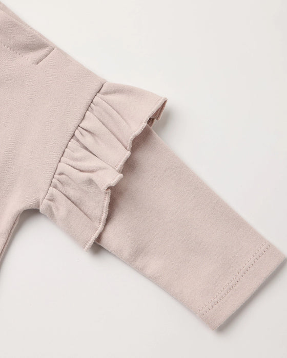 Ruffle Long Sleeve Tee Fleur