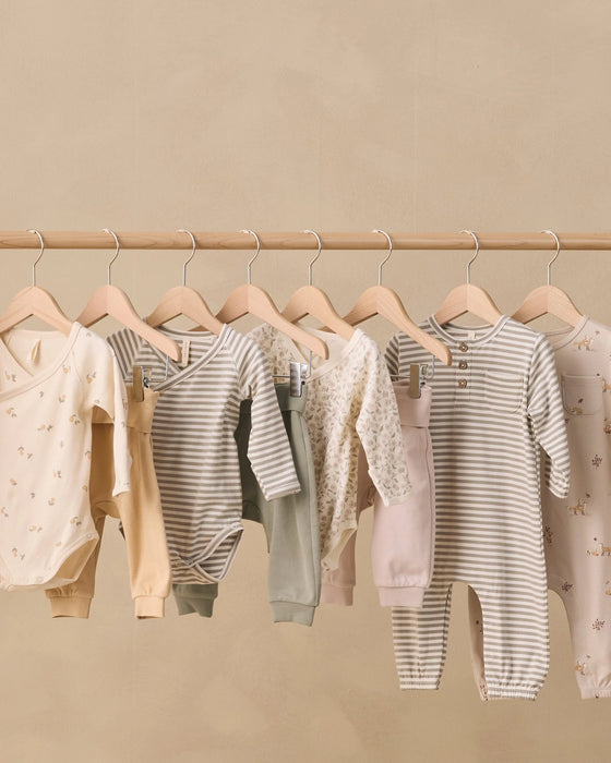 Side Snap Bodysuit + Pant Set Floret