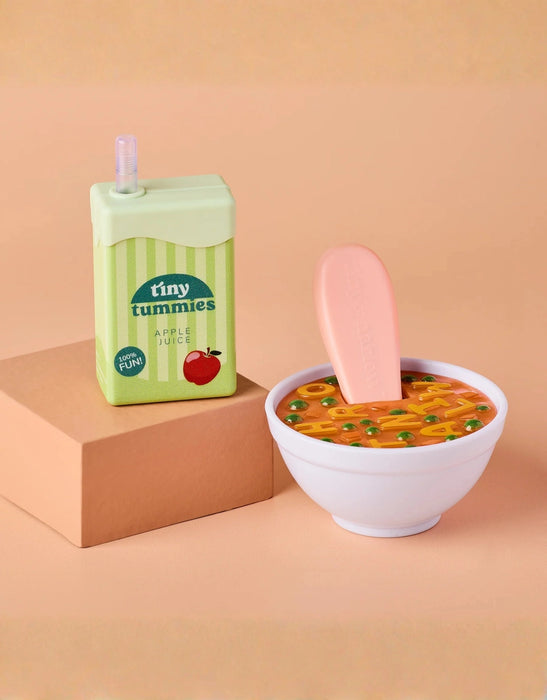 Tiny Tummies Set - Alphabet Soup Bowl and Juice Box