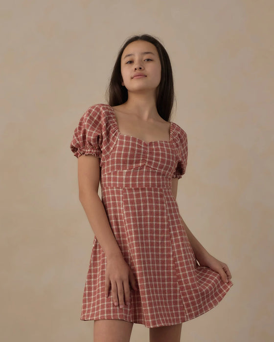 Teen Zoe Dress Vintage Plaid