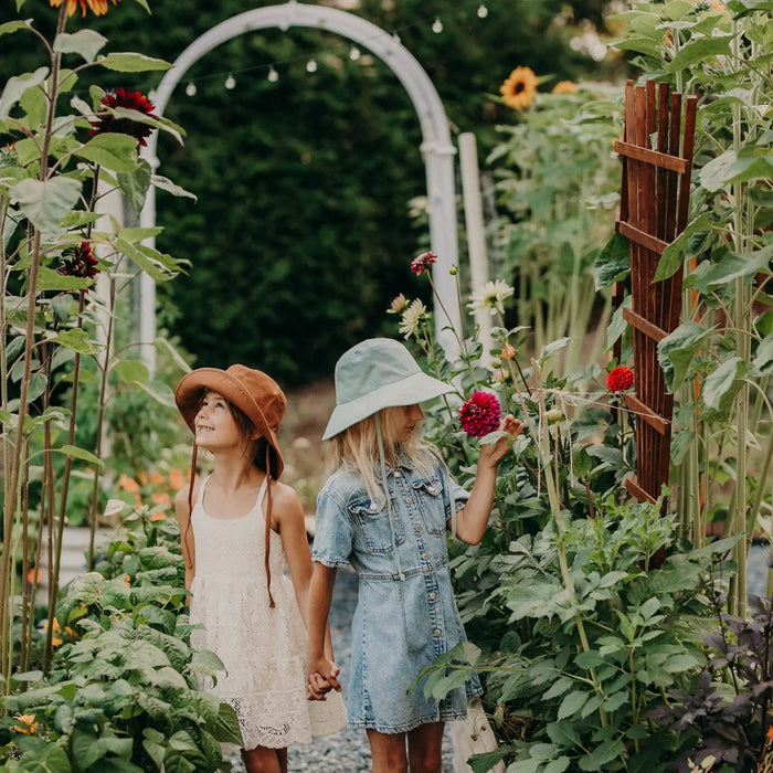 Willa Wide Brim Bucket Hat- Child
