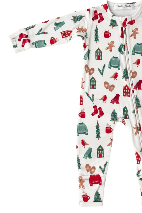 Zipper Sleeper - COZY CHRISTMAS