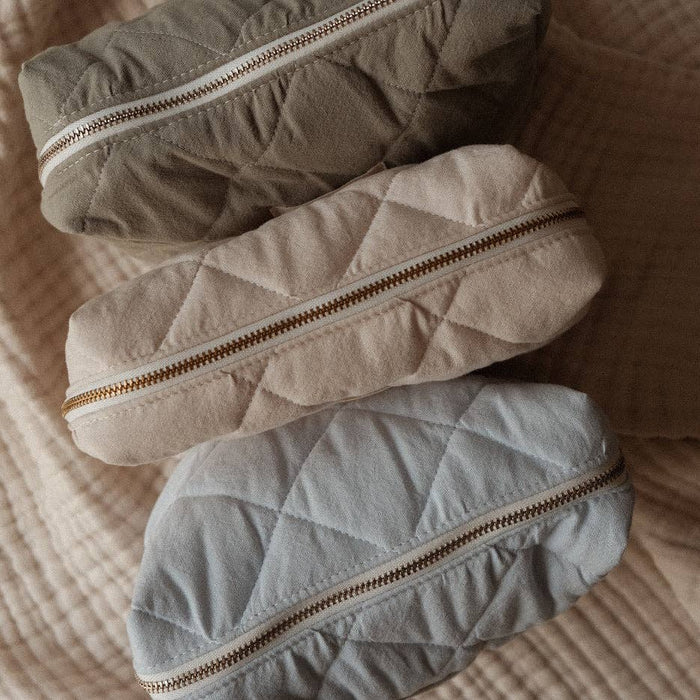 Quilted pouch: Kaki