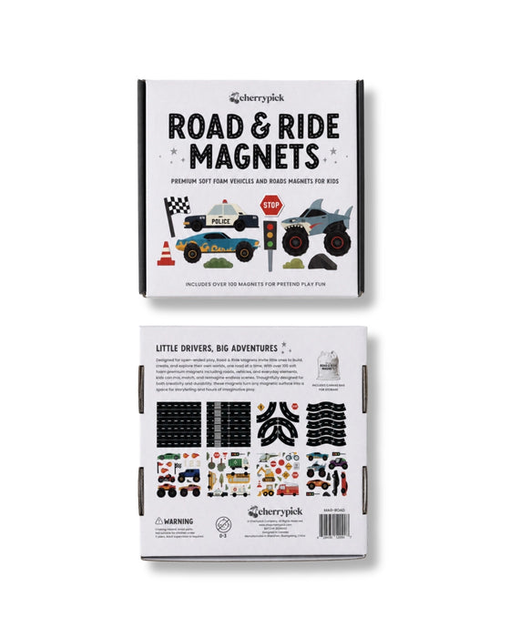 Road & Ride Car Magnet Set (100 pc)