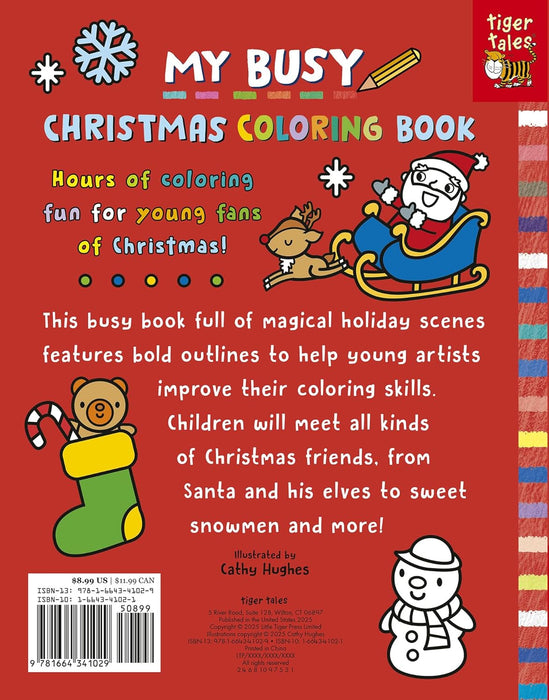 My Busy Christmas Coloring Book