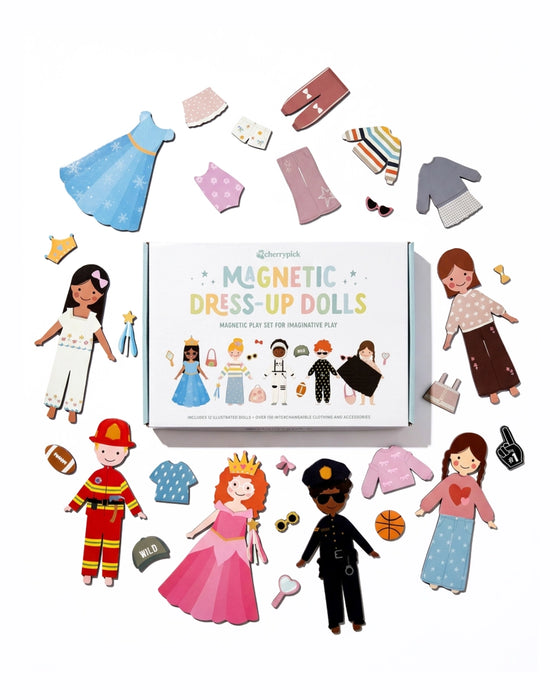 Magnetic Dress Up Dolls Play Set