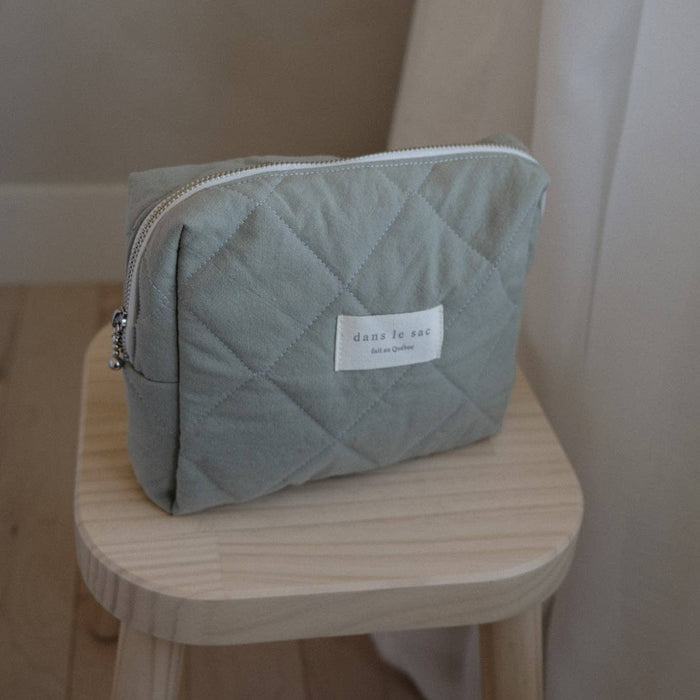 Quilted pouch: Mint