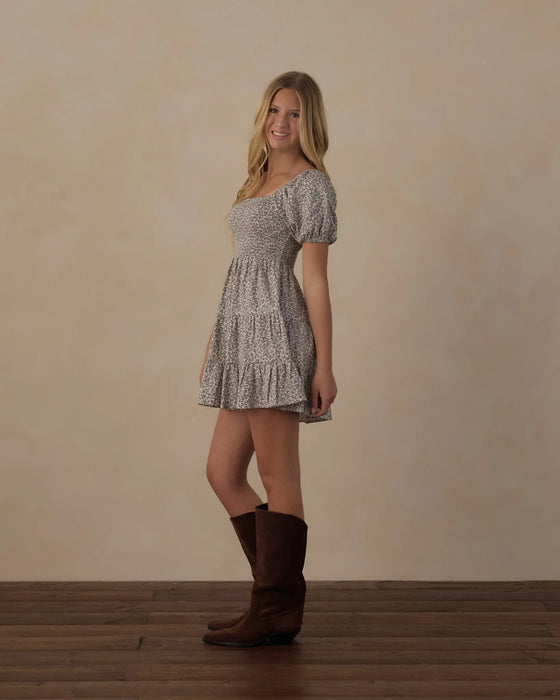 Teen Emily Dress Slate Floral