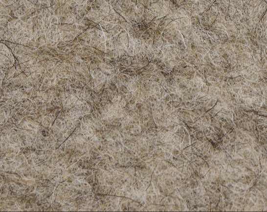 Balaclava Ears Wool Teddy - Camel Melange