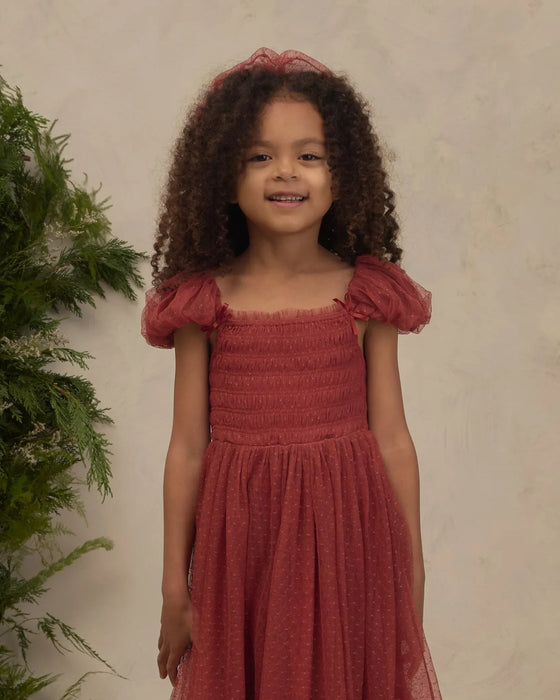 Clara Dress Ruby